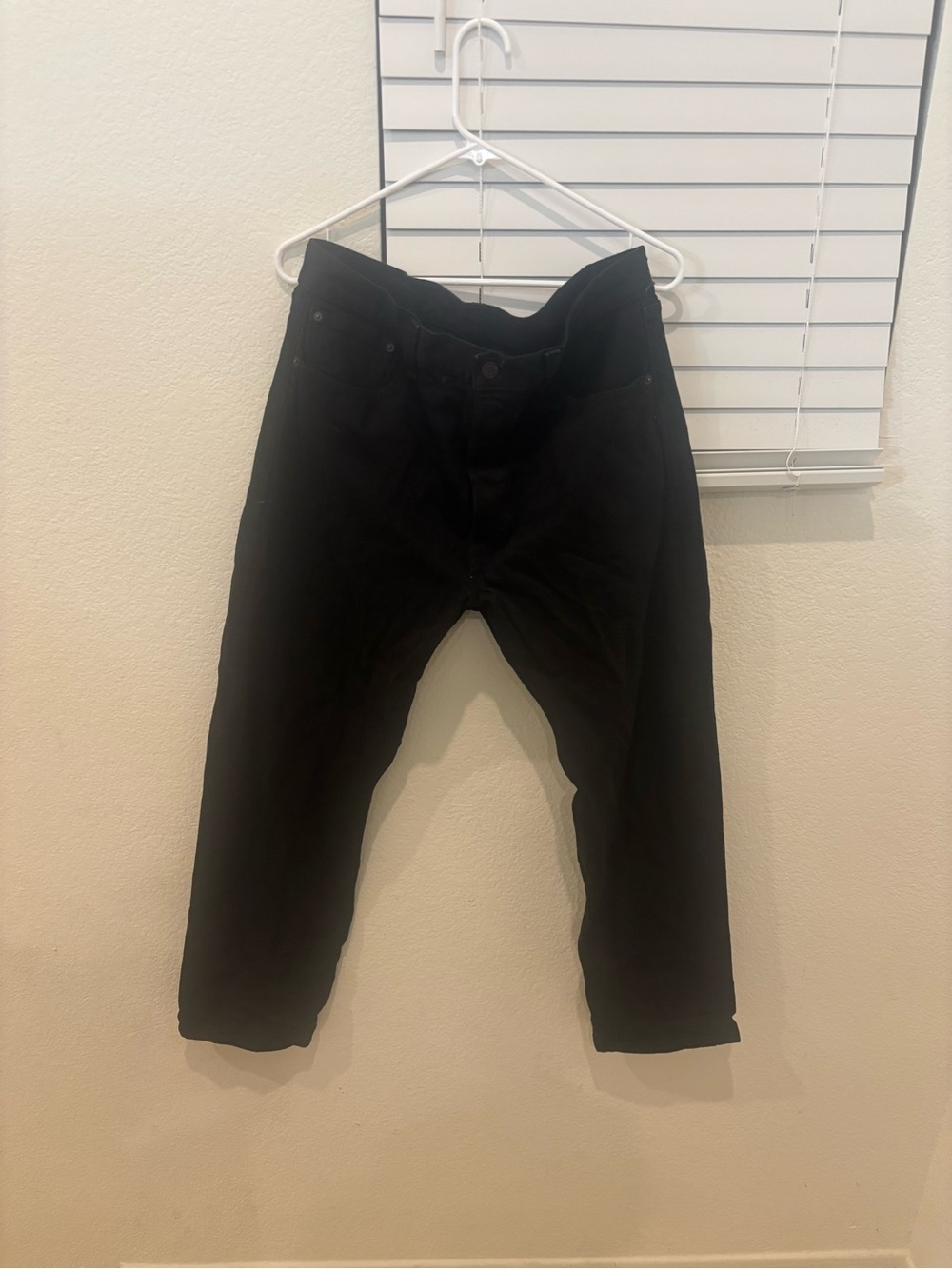 Levi’s 501 Original Black Jeans Men’s W35 L32 Button Fly